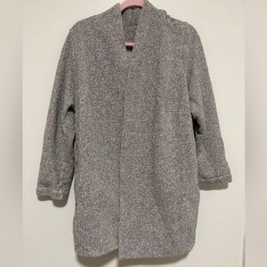 Eileen Fisher organic cotton gray cardigan